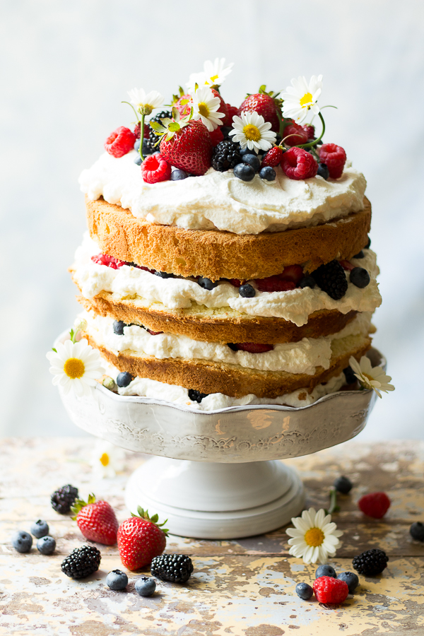 Very Berry Chiffon Layer Shortcake.