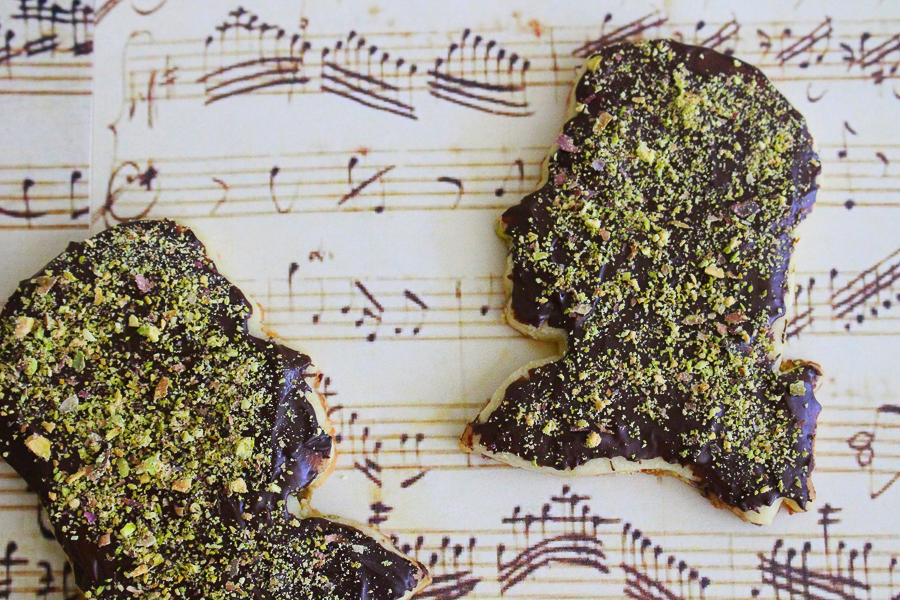 Mozart Cookies (inspired by the Mozartkugeln) (+ video)