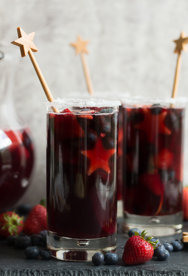 Triple Berry Firecracker Sangria