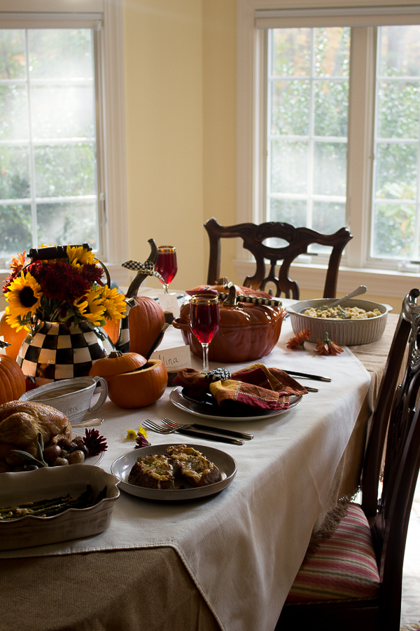 Whimsical Autumn Harvest Table.