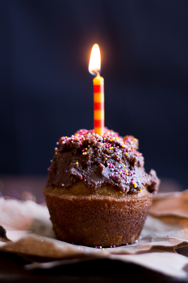 Best Choco-Vanilla Birthday Cupcakes.