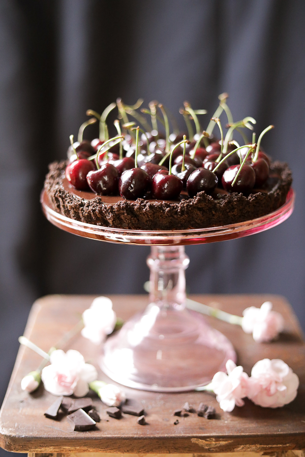 Chocolate Cherry Tart.