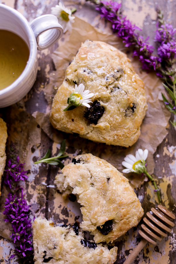 Honey Plum Scones.