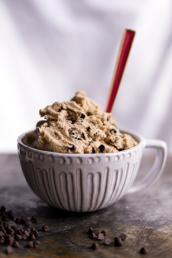 Easy Edible Chocolate Chip Cookie Dough.