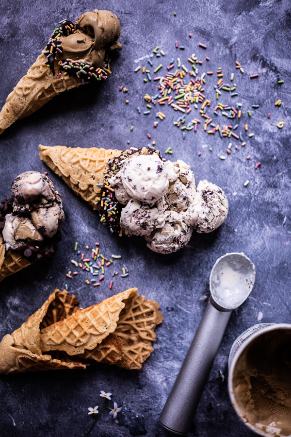 Homemade Waffle Ice Cream Cones.