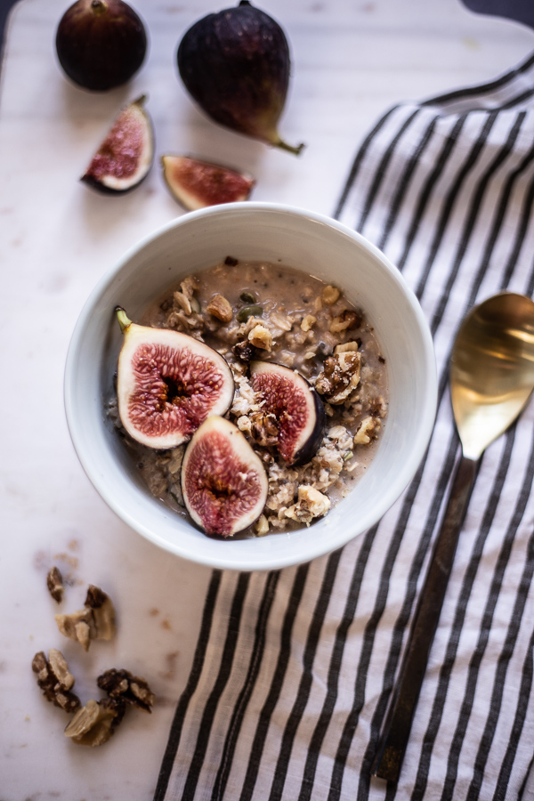 Fig Walnut Oatmeal.