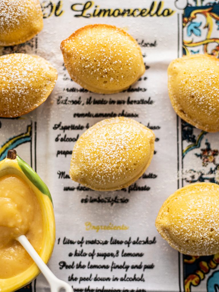 Limoncello Madeleines.