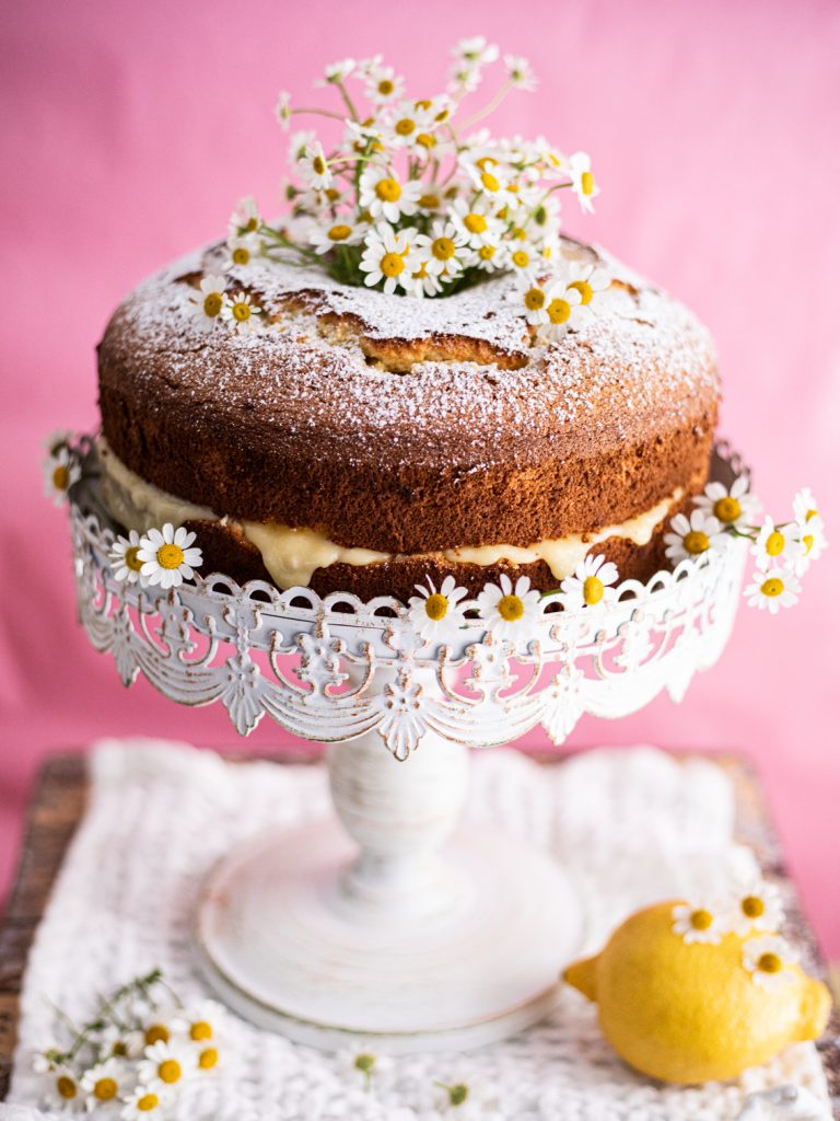 Lemon Chiffon Cake.